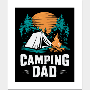 Camping Dad. Funny Camping Posters and Art